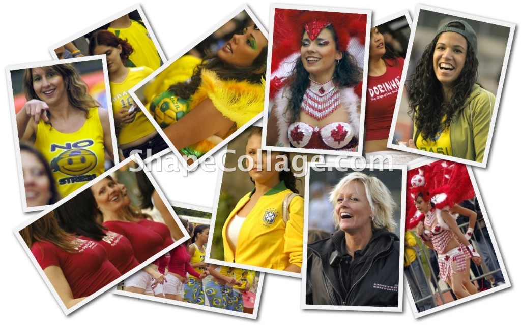 Brazil Girls Collage