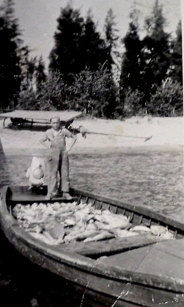 Harold and Fish at Cold Lake