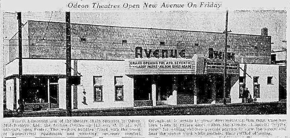 Avenue Theatre in Edmonton
