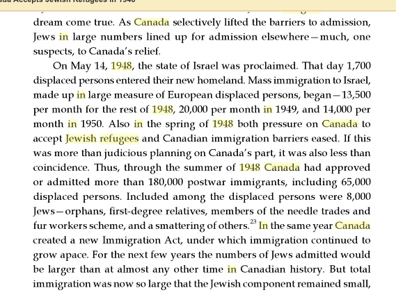 1940s Immigration to Canada.