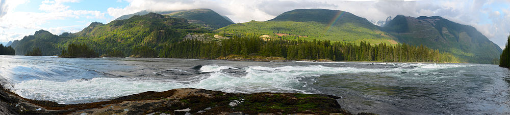 The Skoocumchuk Narrows, and idyllic section of beautiful British Columbia