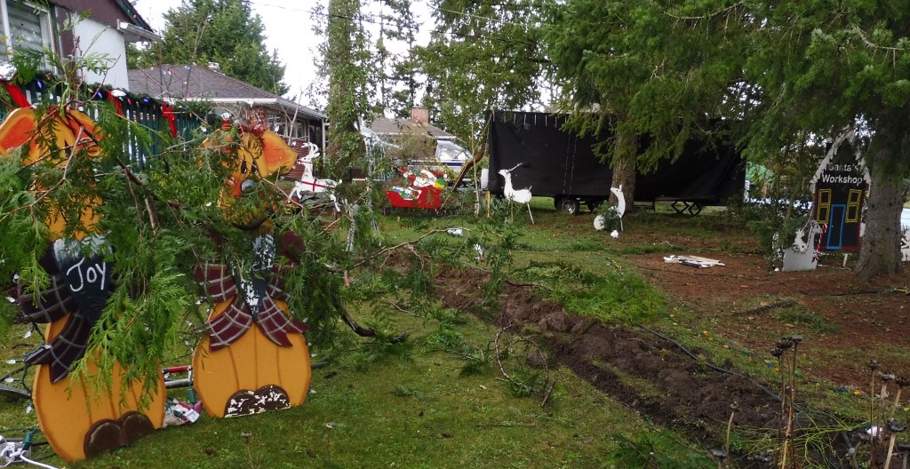 Santa Crash on Leney Place