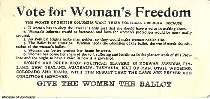 McNeill Life Stories Women's Suffrage in Canada - McNeill Life Stories